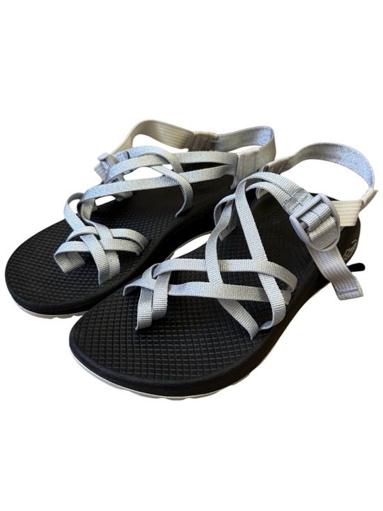 Chaco Shoes - Chacos Women’s ZCloud X2 Strappy Sandals Silver / Black Size 9 EUC Outdoor Gorp